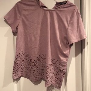 Purple top from shein